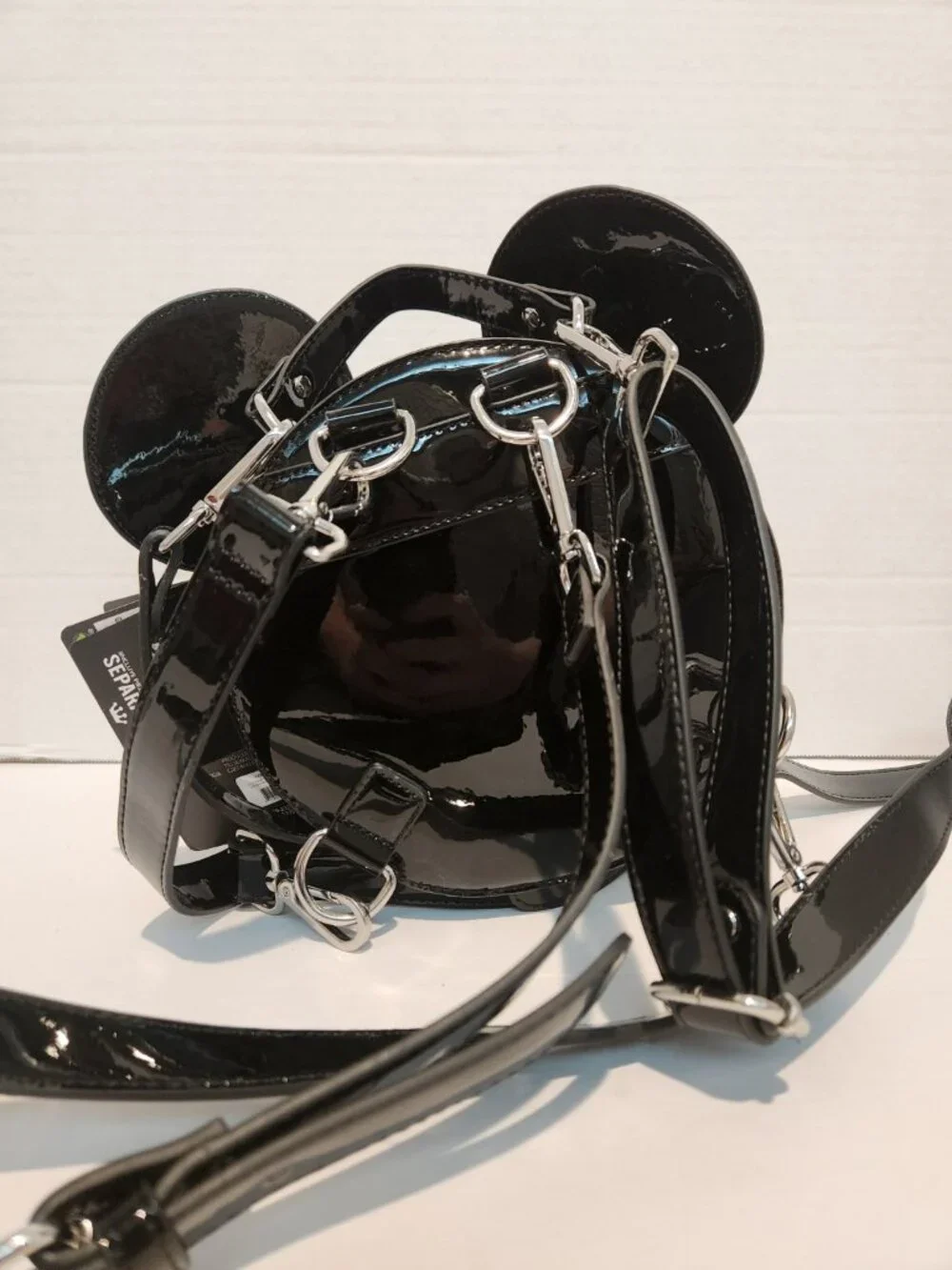 Loungefly Disney Mickey Mouse Figural Face Crossbody Bag NWT